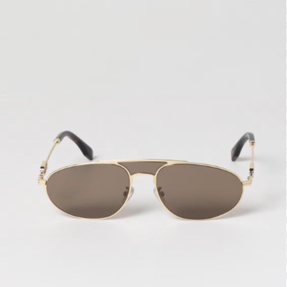 NEW Fendi FE40072U 30E  Fendi - O'Lock Aviator-Style Gold-Tone Sunglasses - Picture 5 of 9